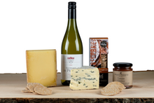 Load image into Gallery viewer, cheese and white wine gift hamper UK