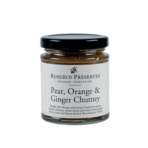 Rosebud Preserves Pear, Orange & Ginger Chutney 7oz/198g