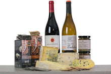 Load image into Gallery viewer, Blue Cheese and wine hamper UK